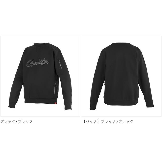 【取り寄せ商品】 がまかつ GM3756 (LL／ネイビー) クルーネックスウェットシャツ (フィッシングウェア／2024年モデル) /がま磯 /(c) 【Σ01】の画像