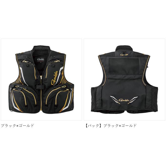【取り寄せ商品】 がまかつ GM2331 (M／Mブラック) ハーフメッシュベスト (フィッシングベスト／2025年春夏モデル) /25SS /Gamakatsu /(c) 【Σ02】_2