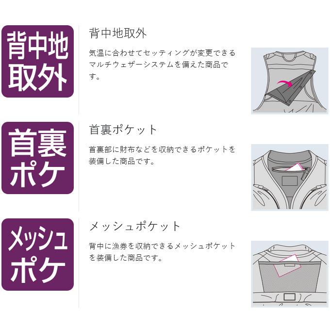 【取り寄せ商品】 がまかつ GM2331 (M／Mブラック) ハーフメッシュベスト (フィッシングベスト／2025年春夏モデル) /25SS /Gamakatsu /(c) 【Σ02】_7