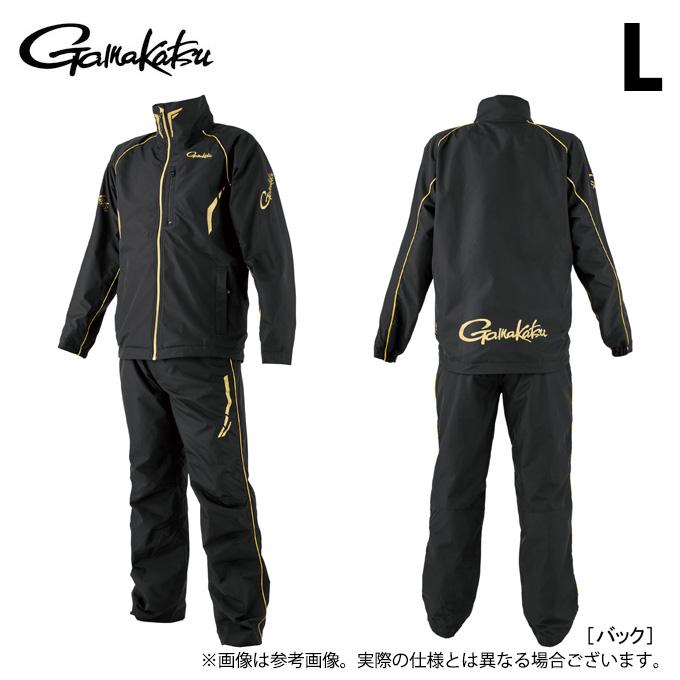 Gamakatsu ウィンドブレーカー ブラック 黒 L ジャージ 上下セット