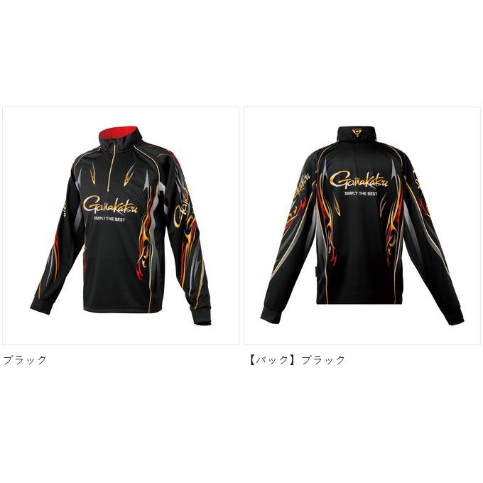 【取り寄せ商品】 がまかつ GM3814 (ホワイト／L) 2WAYプリントジップシャツ(長袖) (フィッシングウェア／2026年春夏モデル) /26SS /(c) 【Σ01】