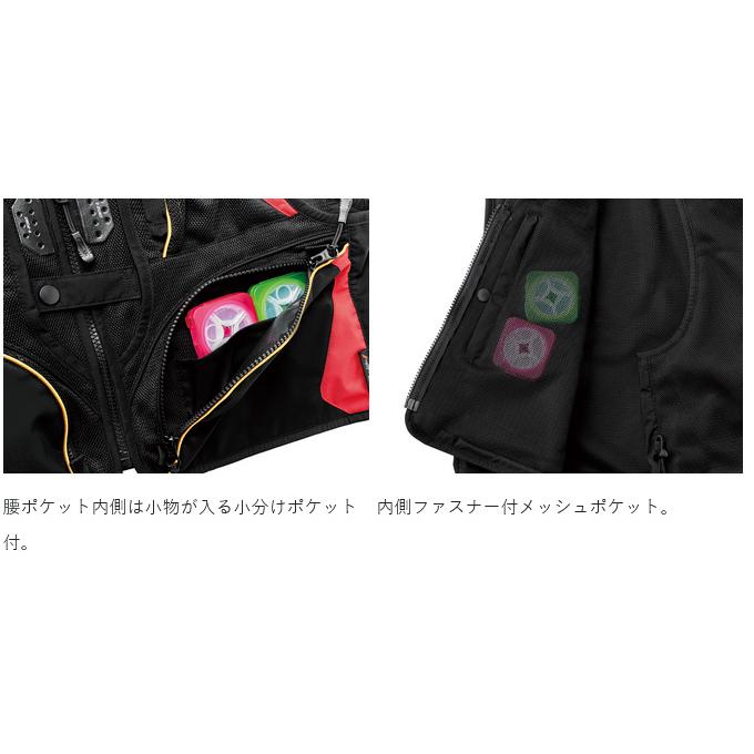 取り寄せ商品】 がまかつ GM2333 (ブラック／L) オールメッシュベスト