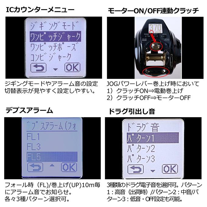 DAIWA（ダイワ） 21 シーボーグ G300J (右ハンドル) 2021年モデル/電動