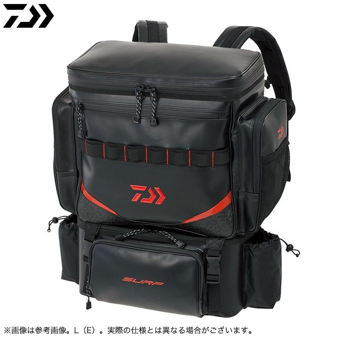 【取り寄せ商品】 ダイワ システマサーフバッグ (E) L (E) ブラック (投げ用バッグ/2020年モデル) /(c)｜f-marunishi