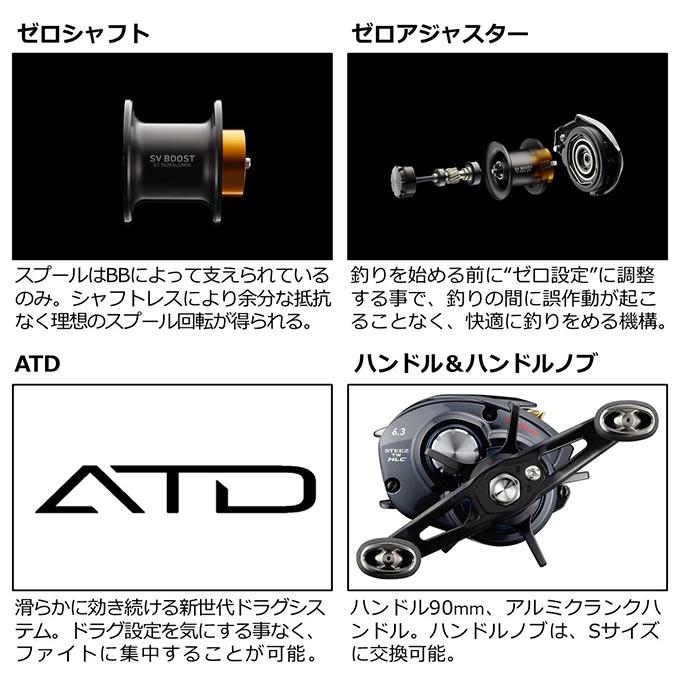 DAIWA（ダイワ） STEEZ (スティーズ) A TW HLC 8.1R (右ハンドル) 2021
