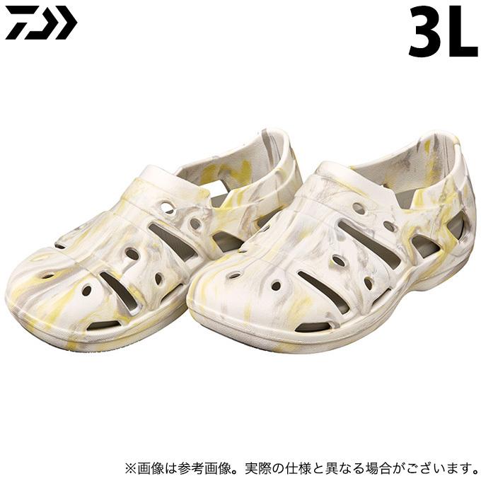  ダイワ DL-1480 (3L／28.0-28.5) (マーブルホワイト) ラジアルデッキフィットサンダル (靴・サンダル／2022年春夏モデル)  (c)