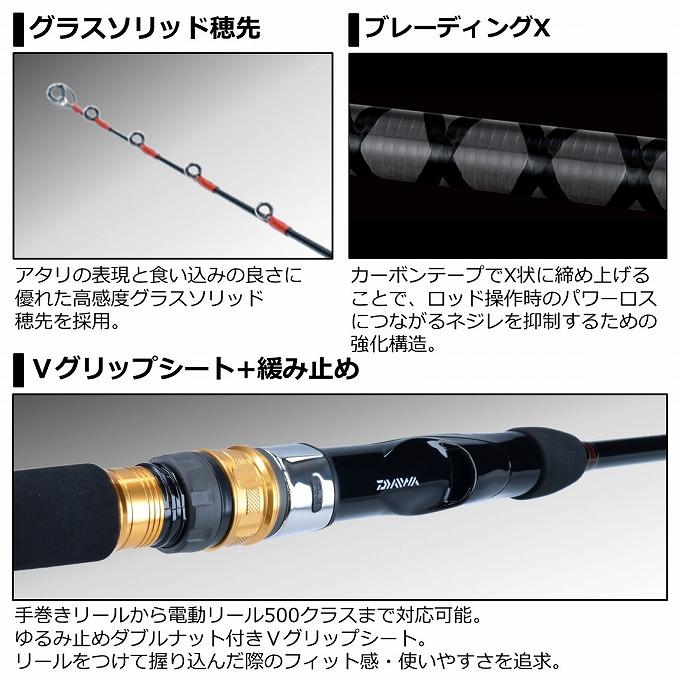 【目玉商品】ダイワ  21 タチウオ X M-180 (2021年モデル) /船竿/タチウオテンヤ /(7)｜f-marunishi｜03