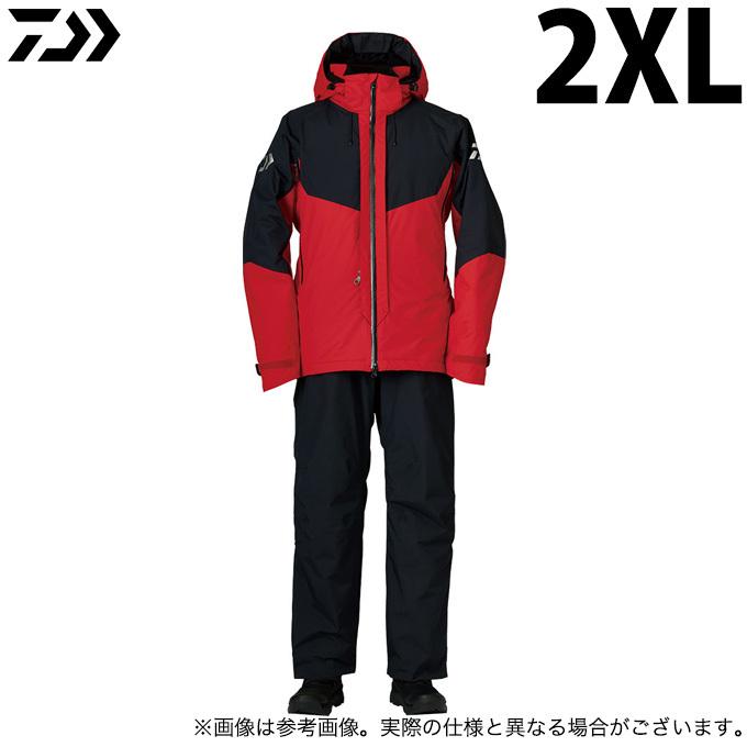 取り寄せ商品】 ダイワ DW-3421 (レッド) (2XLサイズ) レイン 