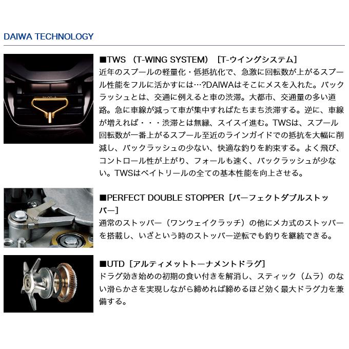 DAIWA（ダイワ） 【目玉商品】ダイワ 21 タトゥーラ TW 400XH (右