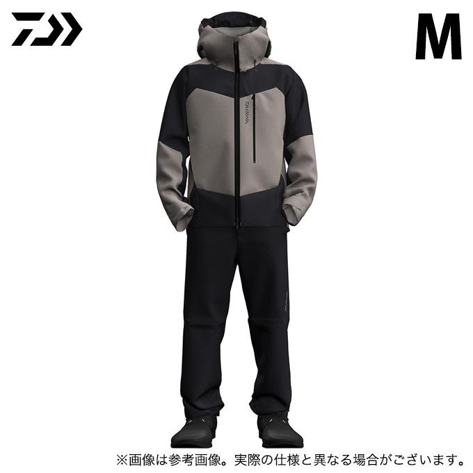 ダイワ レインジャケット　Lサイズ　グレー/ブラック　DR-3023 ダイワ (Daiwa) DR-3023 ブラック 2XLサイズ （レインマックス