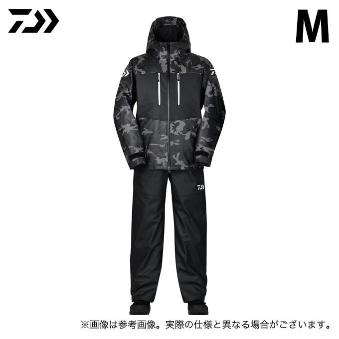 ダイワDaiwaオーシャンサロペット　ウインタースーツ防寒ブラックカモフラージュ DAIWA（ダイワ） 【取り寄せ商品】 DW-6023 (ブラックカモ／M) PU