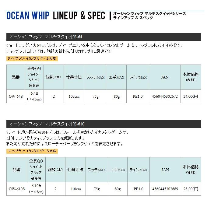 取り寄せ商品】 クレイジーオーシャン オーシャンウィップ (OW-64S