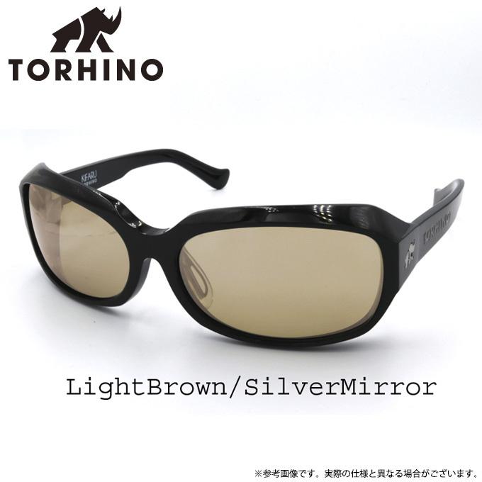 TORHINO KFARU ライトブラウンシルバーミラー偏光サングラス トライノ KIFARU(キファル) (ブラック/ライトブラウン シルバーミラー