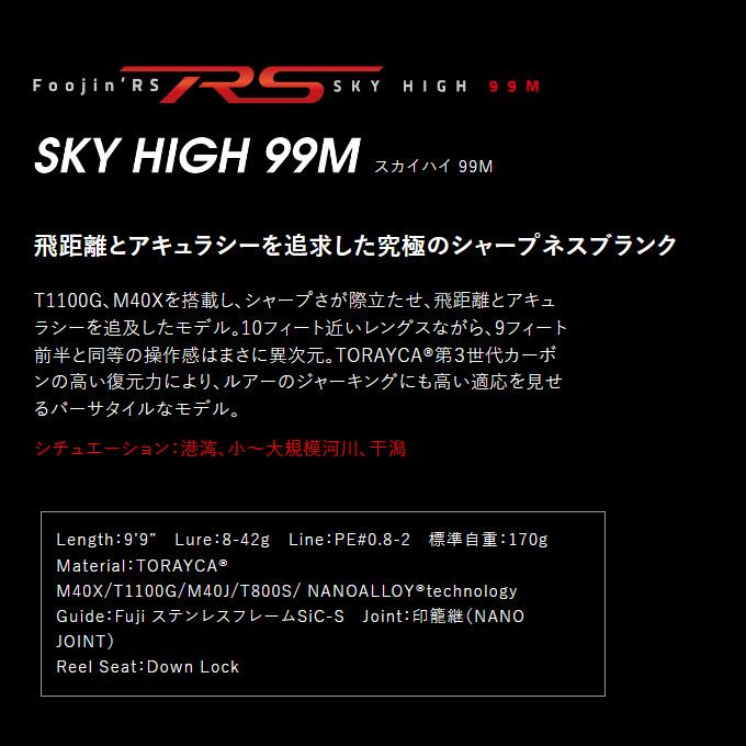 アピア Foojin'RS フージンRS 99M スカイハイ (シーバスロッド アピア Foojin'RS フージンRS 99M スカイハイ (シーバスロッド