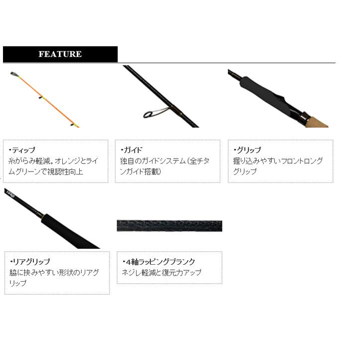 カンジインターナショナル 月弓 (つくよみ) 705 /イカメタル (オモリグ) ロッド /(5) 月弓 つくよみ