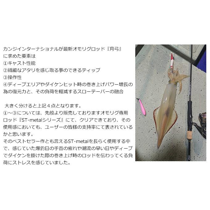 カンジインターナショナル 月弓 (つくよみ) 705 /イカメタル (オモリグ) ロッド /(5) 月弓 つくよみ