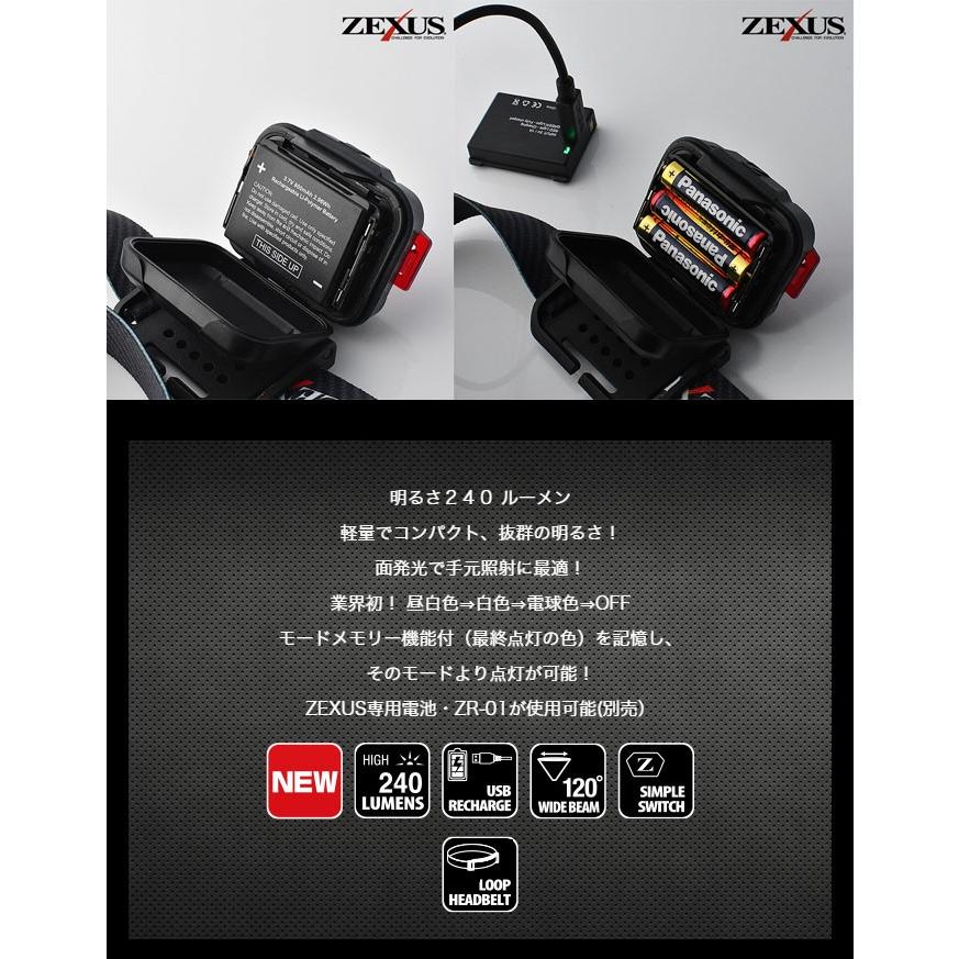 冨士灯器 ゼクサス LEDヘッドライト/クリップライト (ZX-165) (カラー