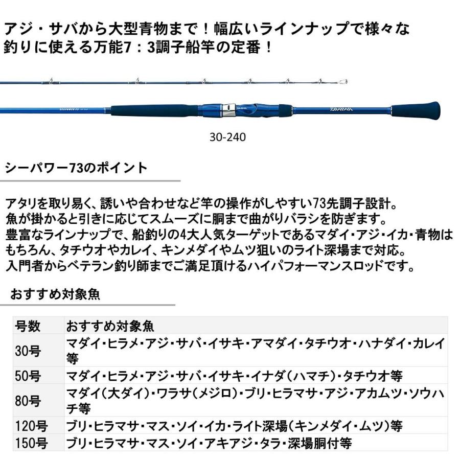 DAIWA（ダイワ） 【取り寄せ商品】ダイワ シーパワー73 120-240