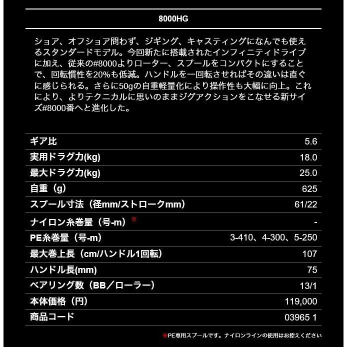 シマノ 19 ステラSW 8000HG (2019年モデル) スピニングリール /(5)｜f-marunishi｜03