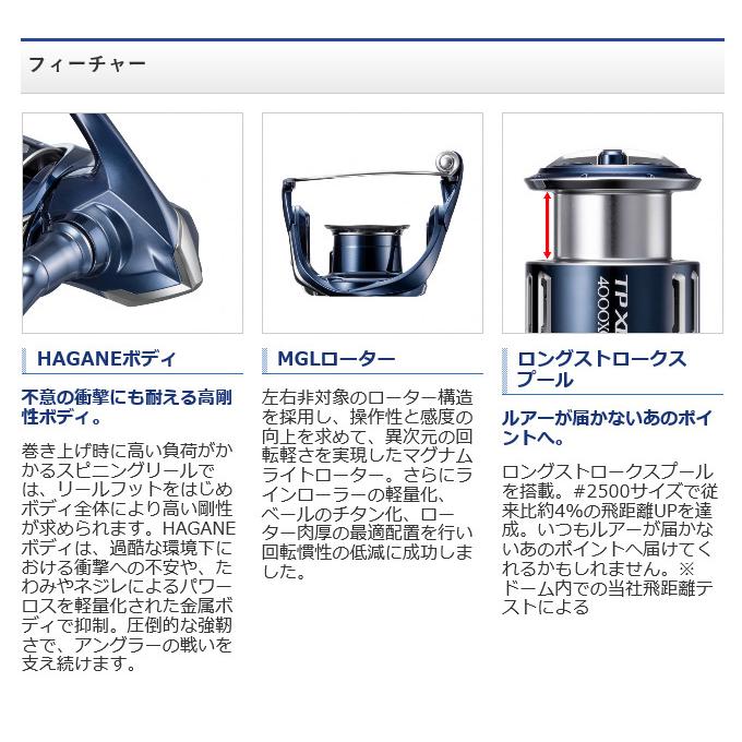 シマノ（SHIMANO） 【目玉商品】シマノ 21 ツインパワー XD 4000XG