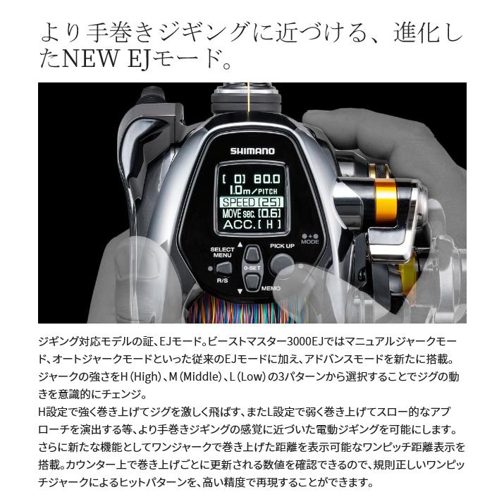 シマノ（SHIMANO） 21 ビーストマスター 3000EJ (右ハンドル) /2021年