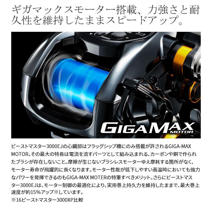 シマノ（SHIMANO） 21 ビーストマスター 3000EJ (右ハンドル) /2021年