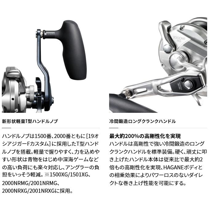 シマノ 21 オシアジガー 1500XG 右ハンドル (2021年モデル) ベイト シマノ 21 オシアジガー 1500XG 右ハンドル (2021年モデル) ベイト