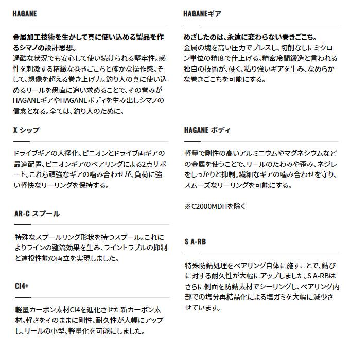 シマノ 23 ハイパーフォース LB C2000MDH (2023年モデル) レバーブレーキ付きスピニングリール/ハンドル左右変更可能 /(5) 【Σ01】_5