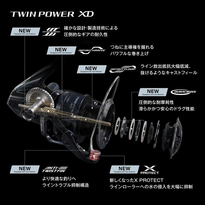 シマノ 25 ツインパワー XD 4000XG (2025年モデル) スピニング シマノ 25 ツインパワー XD 4000XG (2025年モデル) スピニング