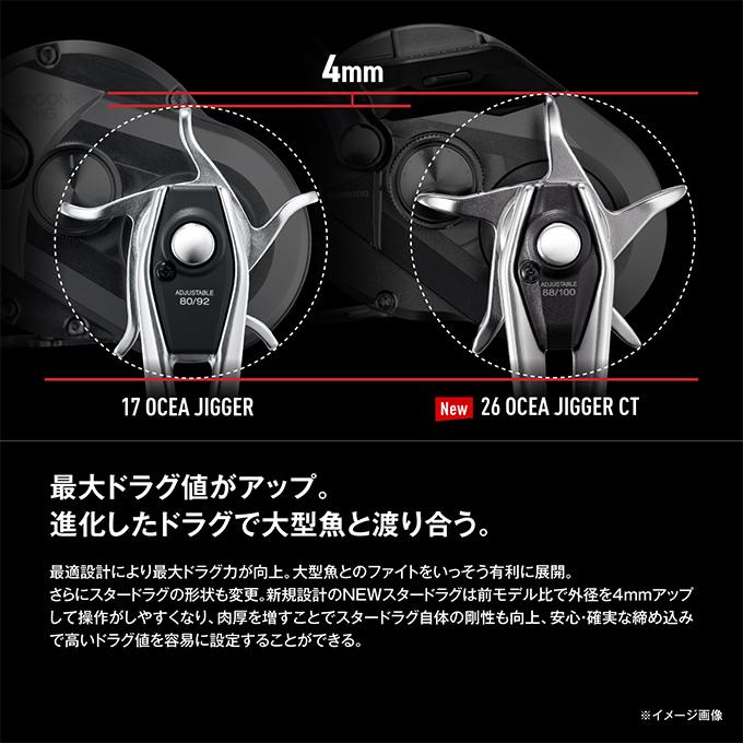 シマノ（SHIMANO） 【予約商品】シマノ 26 オシアジガー CT 2001HG
