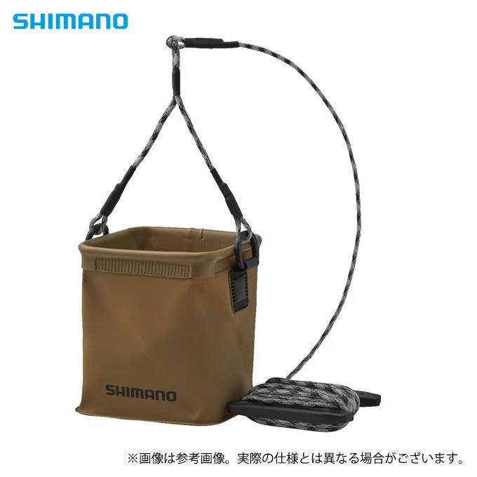シマノ（SHIMANO） BK-002X (カーキ) ポケッタブル水汲みバッカン (水