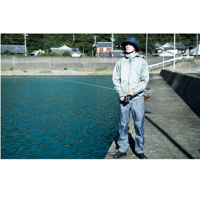 シマノ（SHIMANO） RA-047X (XL／ネイビーブルー) 3レイヤー レイン