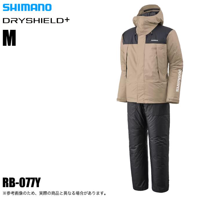 シマノ RB-077Y ベーシック ハイロフト レインスーツ 01 M ベージュ / 防寒着 防寒ウェア 上下セット シマノ（SHIMANO） RB-077Y (ベージュ M) ベーシックハイロフト レイン