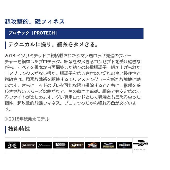 シマノ（SHIMANO） プロテック (PROTECH) 1.7号 500 (2018年モデル) 磯