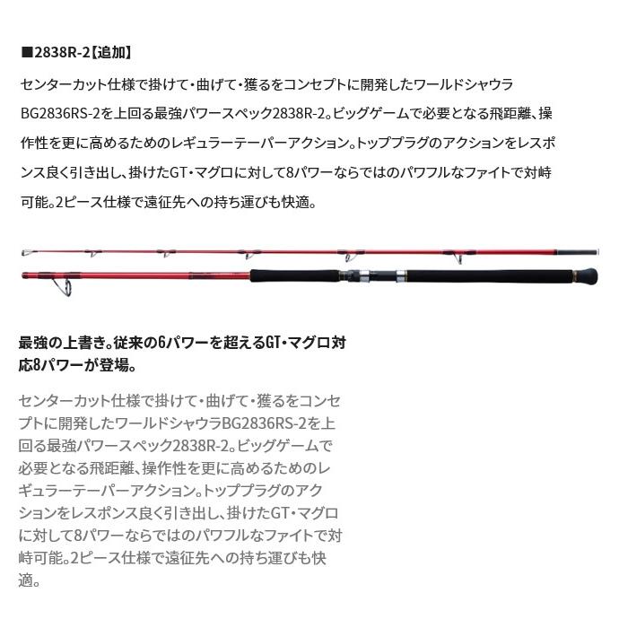 シマノ ワールドシャウラ BG 2838R-2 (2022年モデ ル シマノ ワールドシャウラ BG 2838R-2 (2022年モデ ル