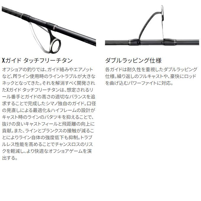 シマノ（SHIMANO） 24 オシアプラッガー フルスルットル S82XH-3