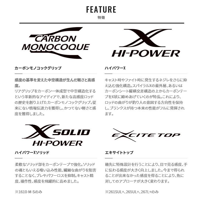 【取り寄せ商品】シマノ 22 エクスプライド 172H-2 (2022年モデル) ベイト/バスロッド/2ピース /(c) 【Σ05】 | シマノ | 06