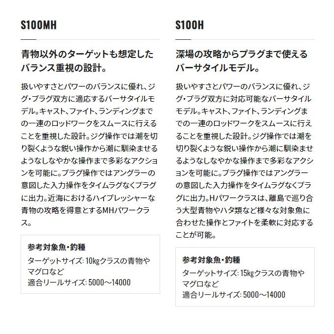 シマノ（SHIMANO） 22 コルトスナイパーリミテッド 100H (2022年モデル