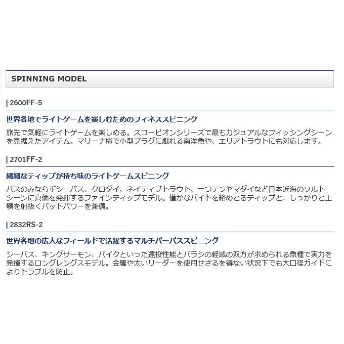 シマノ スコーピオン 1604SS-5 (ベイトモデル) 5ピースモデル/2020年追加モデル/バスロッド /(5)｜f-marunishi｜02