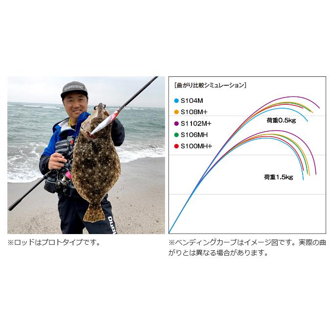 NESSA XTUNE S104M ヒラメロッド 【公式通販】