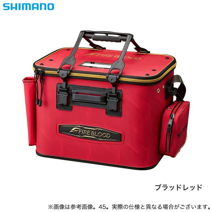 【取り寄せ商品】 シマノ BK-122T (45) (ブラッドレッド) ファイアブラッド フィッシュバッカン (ハードタイプ) (鞄／バッグ) /(c)｜f-marunishi