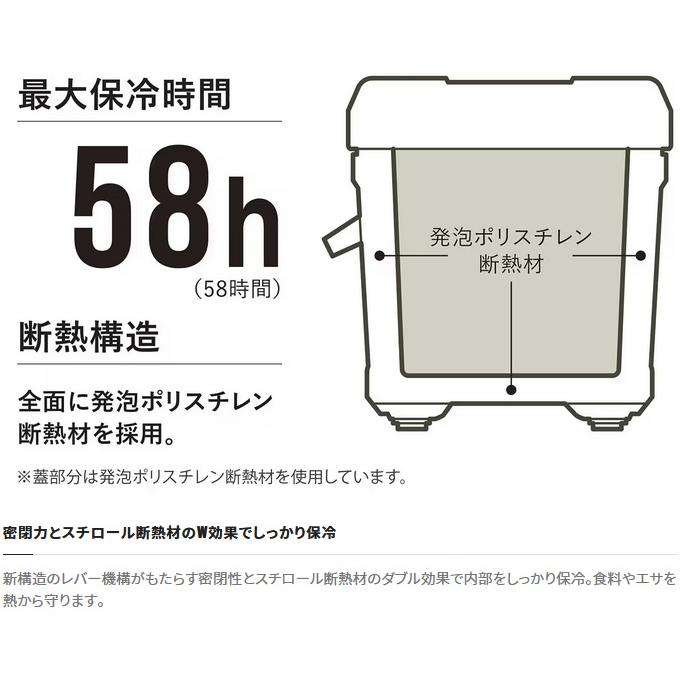 シマノ (NB-440W) アブソリュートフリーズ ライト 40L ピュアホワイト (クーラーボックス) /40リットル /(7)｜f-marunishi｜05