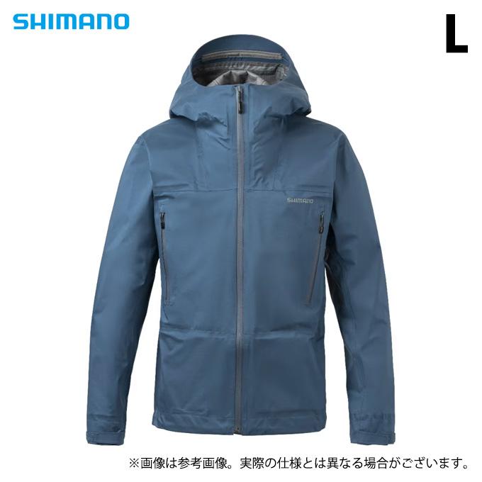 シマノ RA-023W タスクブルー Lサイズ アングラーズシェル ジャケット シマノ（SHIMANO） 【取り寄せ商品】 RA-023W (L／ダスクブルー