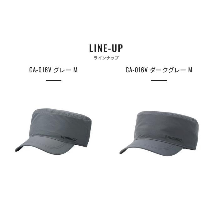 シマノ（SHIMANO） CA-016V (M／ダークグレー) シンセティック ワークキャップ (帽子・キャップ／2023年秋冬追加カラー ...