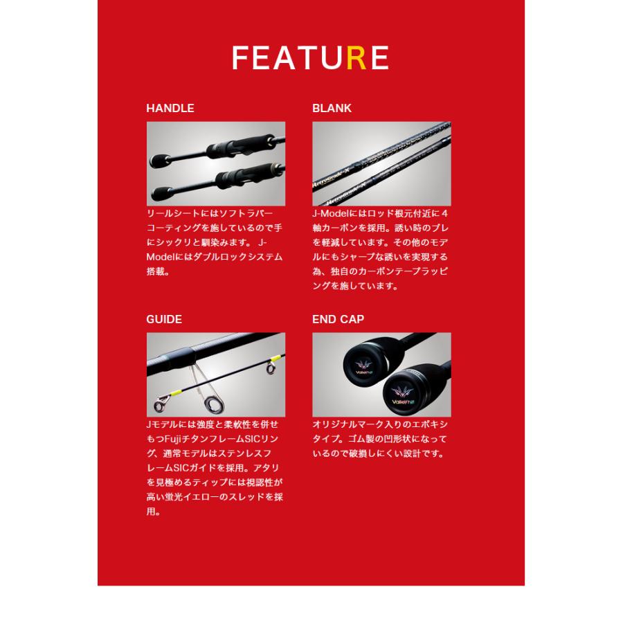【取り寄せ商品】バレーヒル レトログラード X RGXS-70SL-Metal (イカメタルエギングロッド) /2020年追加機種モデル /(c) 【Σ04】の画像