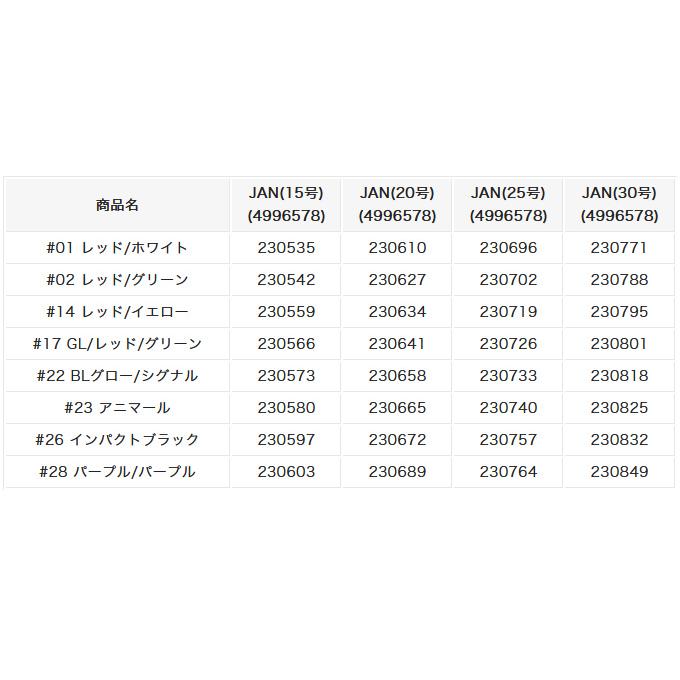 バレーヒル スクイッドシーカー メタリン ライトII HD (15号／#22 BLグロー/シグナル) (スッテ／イカメタル) /ライト2 /(5)｜f-marunishi｜05