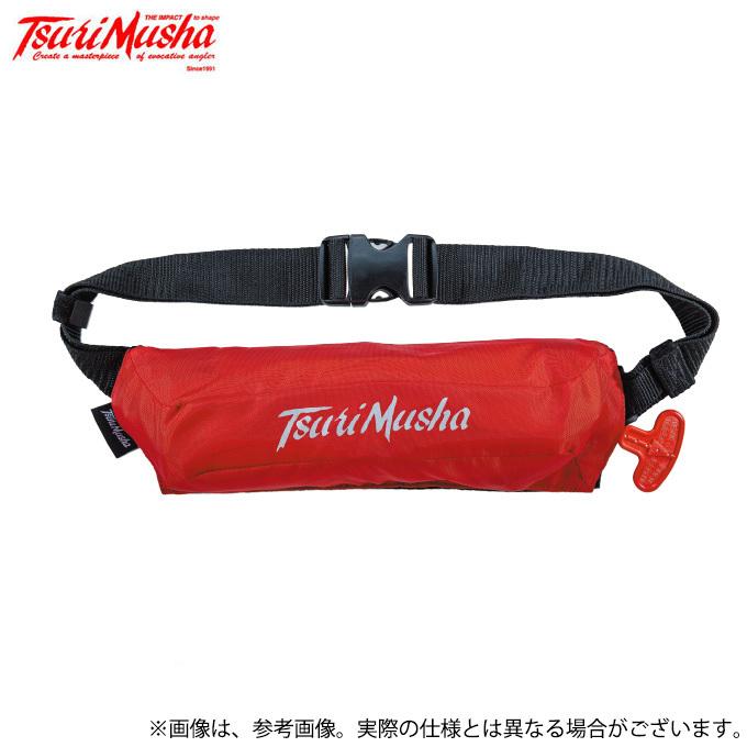 取り寄せ商品】 釣武者 TM9320RS自動膨張式 ライフジャケットウエスト 