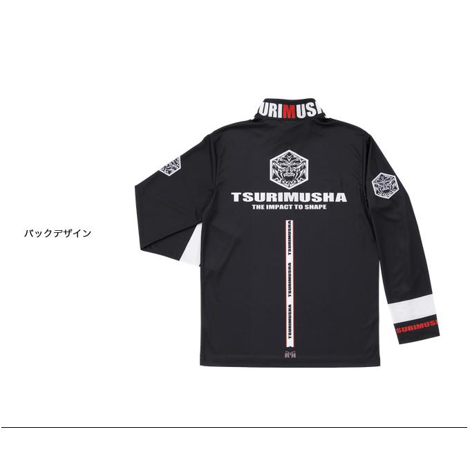 釣武者 バリージップシャツ (4Lサイズ) (フィッシングウェア