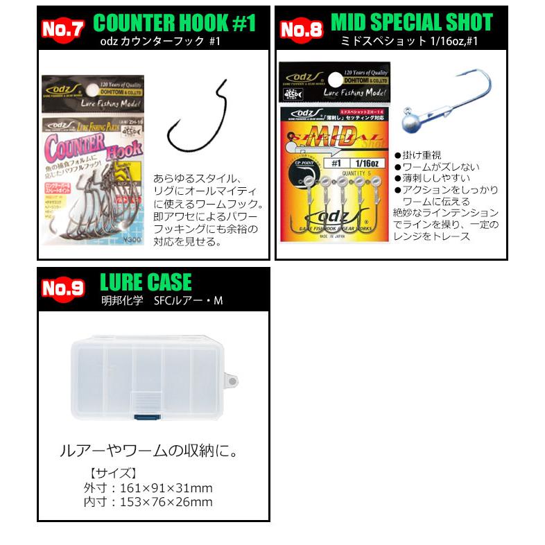 ブラックバス釣り入門セット【代引き決済不可】(B1) 【Σ05