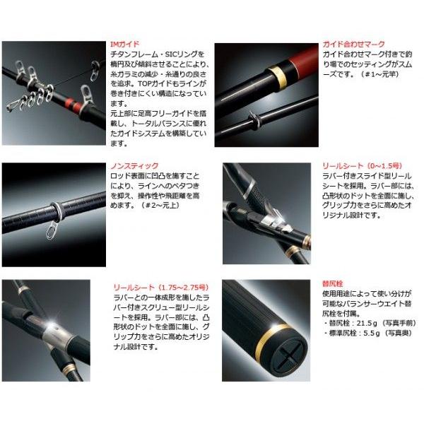 【美品】がまかつ アテンダー2 125-50 / 磯竿 がま磯 Gamakatsu（がまかつ） がま磯 アテンダー2 （1.25号 5.0m）（磯竿